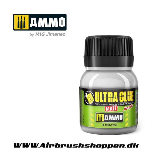 A.MIG 2058 Ultra Glue Matt til Photo-Etch og ruder 35ml